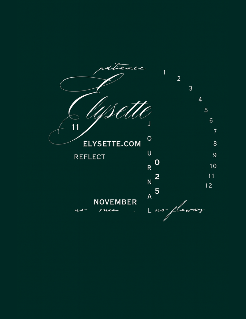 November Journal — Elysette Monthly Journals (2025 Edition)